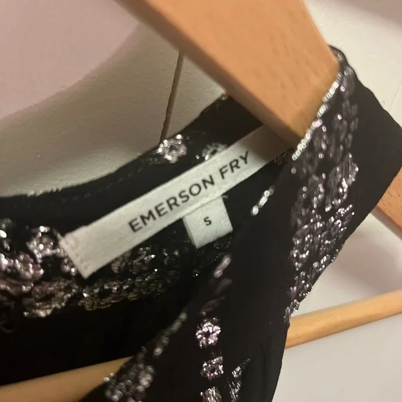 Emerson Fry Pandora Maxi in Black Lurex Size XS, S Available NWT - Picture 11 of 12
